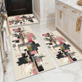 Washable 3-Piece Kitchen Rug Set (Style: Style 18)
