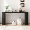 Curved Stripe Console Table