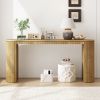 Curved Stripe Console Table