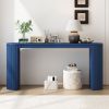Curved Stripe Console Table
