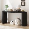 Curved Stripe Console Table
