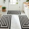 Washable 3-Piece Kitchen Rug Set