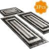 Washable 3-Piece Kitchen Rug Set