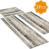Washable 3-Piece Kitchen Rug Set