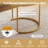Modern Round Nesting Coffee Tables - Set of 2