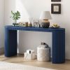 Curved Stripe Console Table