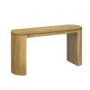 Curved Stripe Console Table