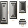 Washable 3-Piece Kitchen Rug Set