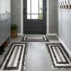 Washable 3-Piece Kitchen Rug Set