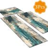 Washable 3-Piece Kitchen Rug Set