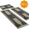 Washable 3-Piece Kitchen Rug Set