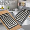 Washable 3-Piece Kitchen Rug Set