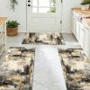 Washable 3-Piece Kitchen Rug Set