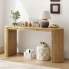 Curved Stripe Console Table
