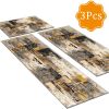 Washable 3-Piece Kitchen Rug Set