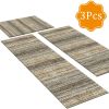 Washable 3-Piece Kitchen Rug Set