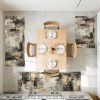 Washable 3-Piece Kitchen Rug Set