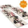 Washable 3-Piece Kitchen Rug Set