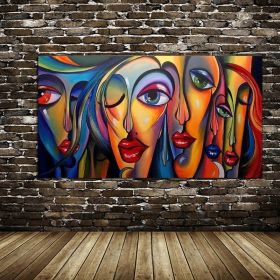 Top Selling Handmade Abstract Oil Painting Wall Art Mode (size: 100 x 150 cm)