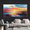 Handmade Hand Painted Wall Art On Canvas Abstract Knife