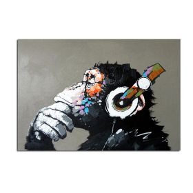 Gorilla Abstract Oil Painting Wall Art (size: 150 x 220 cm)