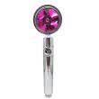 Shower Head Water Saving Flow 360 Degrees Rotating With Small Fan Abs Rain High Pressure Spray Nozzle Bathroom Accessories (Color: Purple)