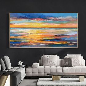 Handmade Hand Painted Wall Art On Canvas Abstract Knife (size: 150 x 220 cm)